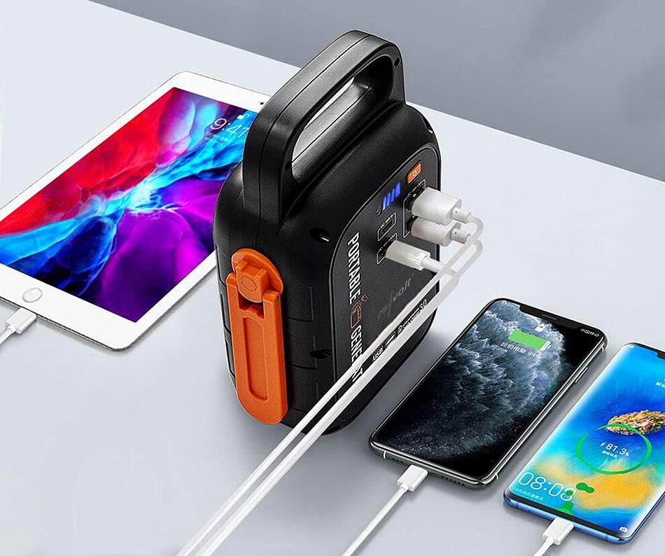 revolt Dynamo Powerbank: Kurbel-Dynamo-Powerstation mit 22,5 Ah, USB-C Power Delivery, 18 Watt (Kurb