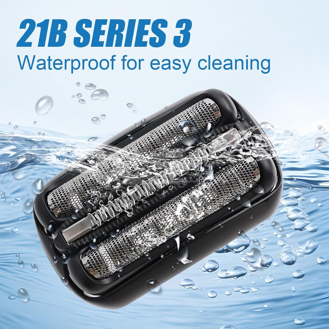 2 Stück 21B Scherkopf Serie 3, Elektrischer S3 Rasierkopf Kompatibel Mit Series 3, S3 Scherkopf Ersa