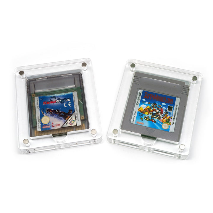RetroRetter 3x Acryl Case 1-Fach für GameBoy Classic & Color Spiele Module - UV Schutz Protector Sch