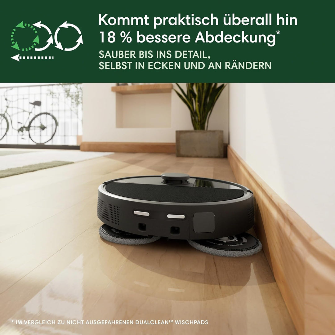 iRobot Roomba Plus 505 Combo Robot + AutoWash Dock Saugroboter mit Wischfunktion - Multifunktinales