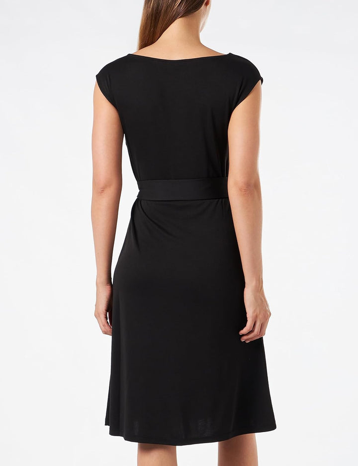 s.Oliver BLACK LABEL Damen Kleid kurz, 34 Schwarz 9999