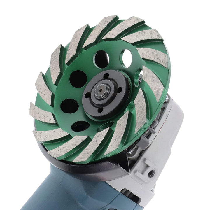 PRODIAMANT Premium Diamant-Schleiftopf 125 mm x 22,2 mm Diamantschleifteller TurboSpeed für Beton, M