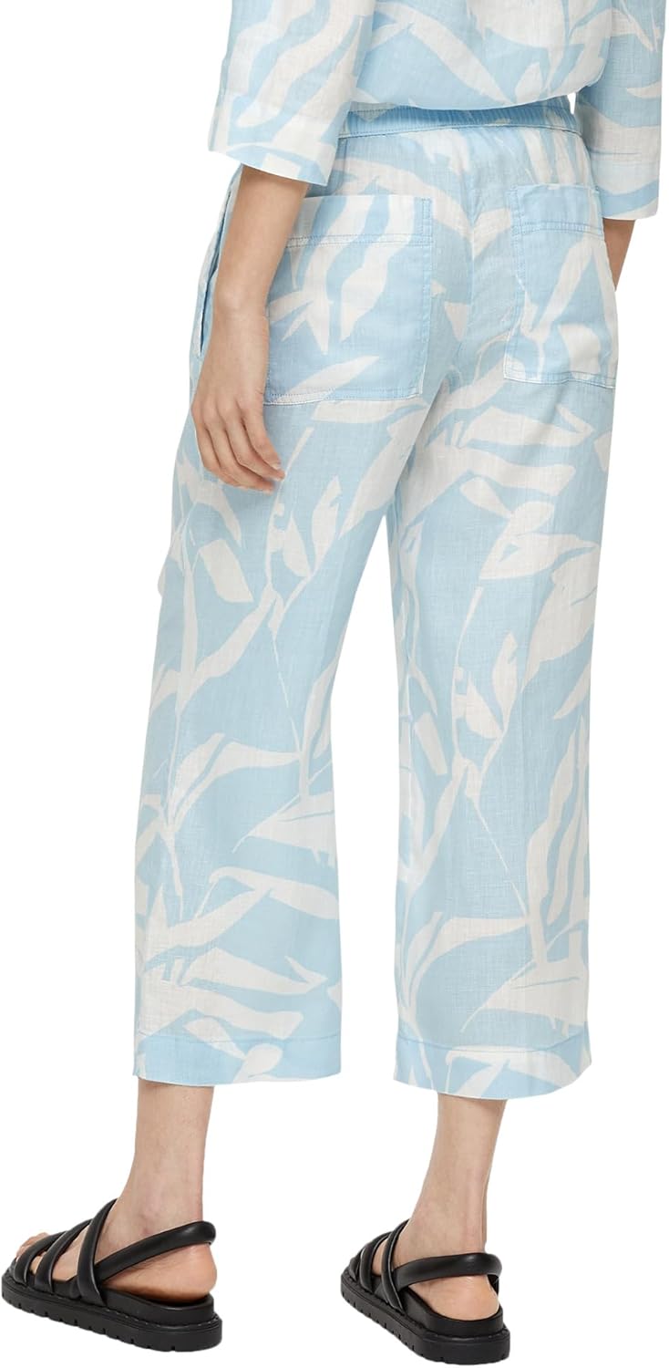 s.Oliver Damen Hose Wide Leg 38 Blau 50a3, 38 Blau