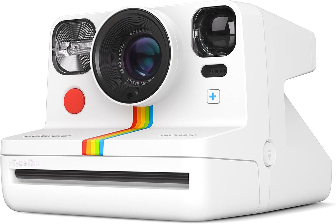 Polaroid Now+ Gen 2 Sofortbildkamera - Weiss, Keine Filme & Fotoalbum - Klein Bundle mit Fotoalbum,