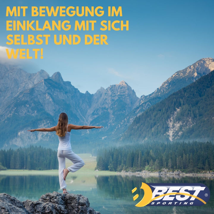 Best Sporting Bauchtrainer für Zuhause I Bauchmuskeltrainer Fitnessgerät mit integrierter gepolstert