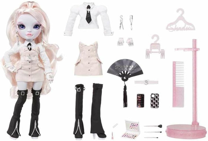 SHADOW HIGH Rainbow High Karla CHOUPETTE - Rosa Modepuppe mit modischem Outfit und mehr als 10 bunte