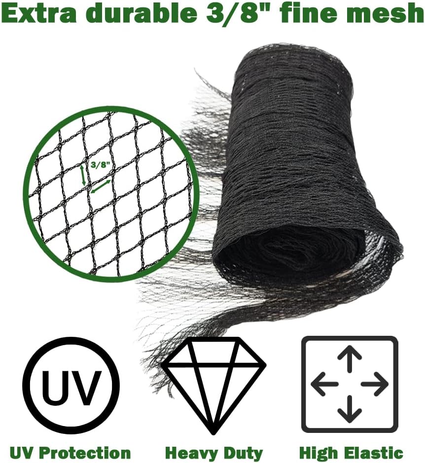 9x9m Teichnetz Feinmaschig 12x12mm Teichabdecknetz Teichnetz Gegen Laub Laubnetz Schützt Koi-Fische
