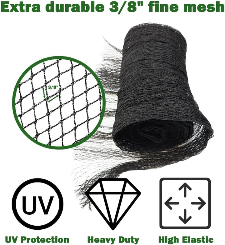 9x9m Teichnetz Feinmaschig 12x12mm Teichabdecknetz Teichnetz Gegen Laub Laubnetz Schützt Koi-Fische