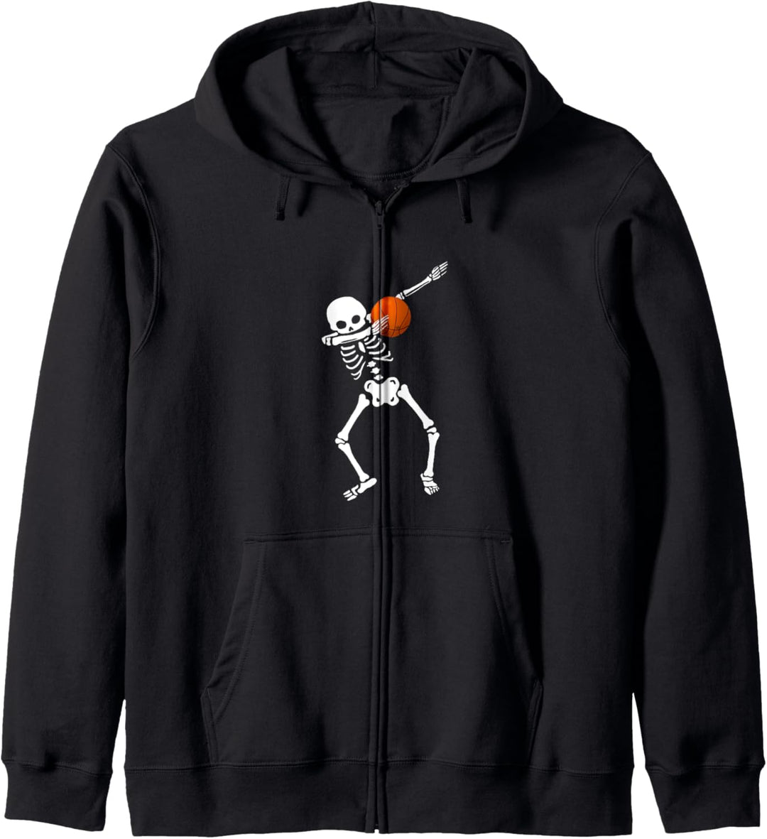 Dabbing Skelett Basketball Geschenk Basketballer Männer Kapuzenjacke