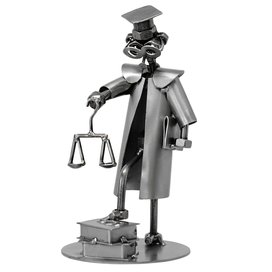 metalman24 Schraubenmännchen Rechtsanwalt I Handarbeit I Geschenkidee I Metallfigur I Metallmännchen