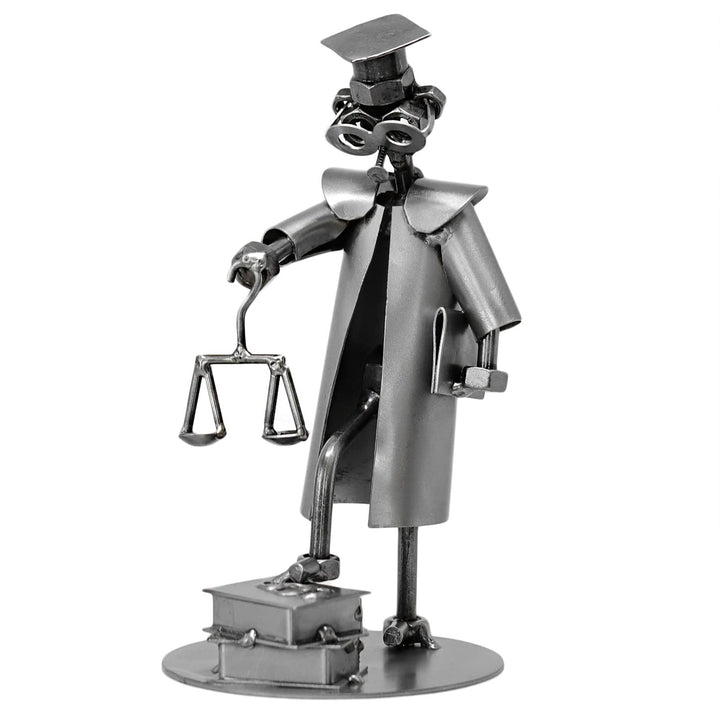 metalman24 Schraubenmännchen Rechtsanwalt I Handarbeit I Geschenkidee I Metallfigur I Metallmännchen