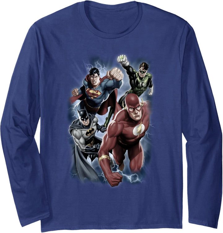 Justice League Storm Chasers Langarmshirt