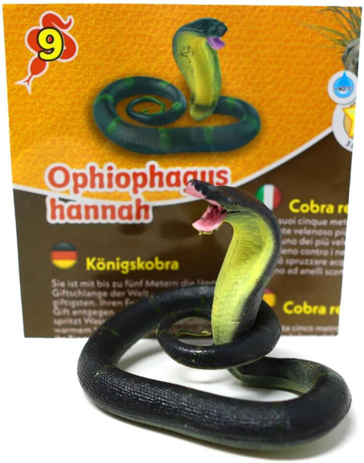 Generisch Blue Ocean Snakes Sammelfiguren 2024 - Planet Wow Farbwechsel Schlange - Figur 9. Königsko
