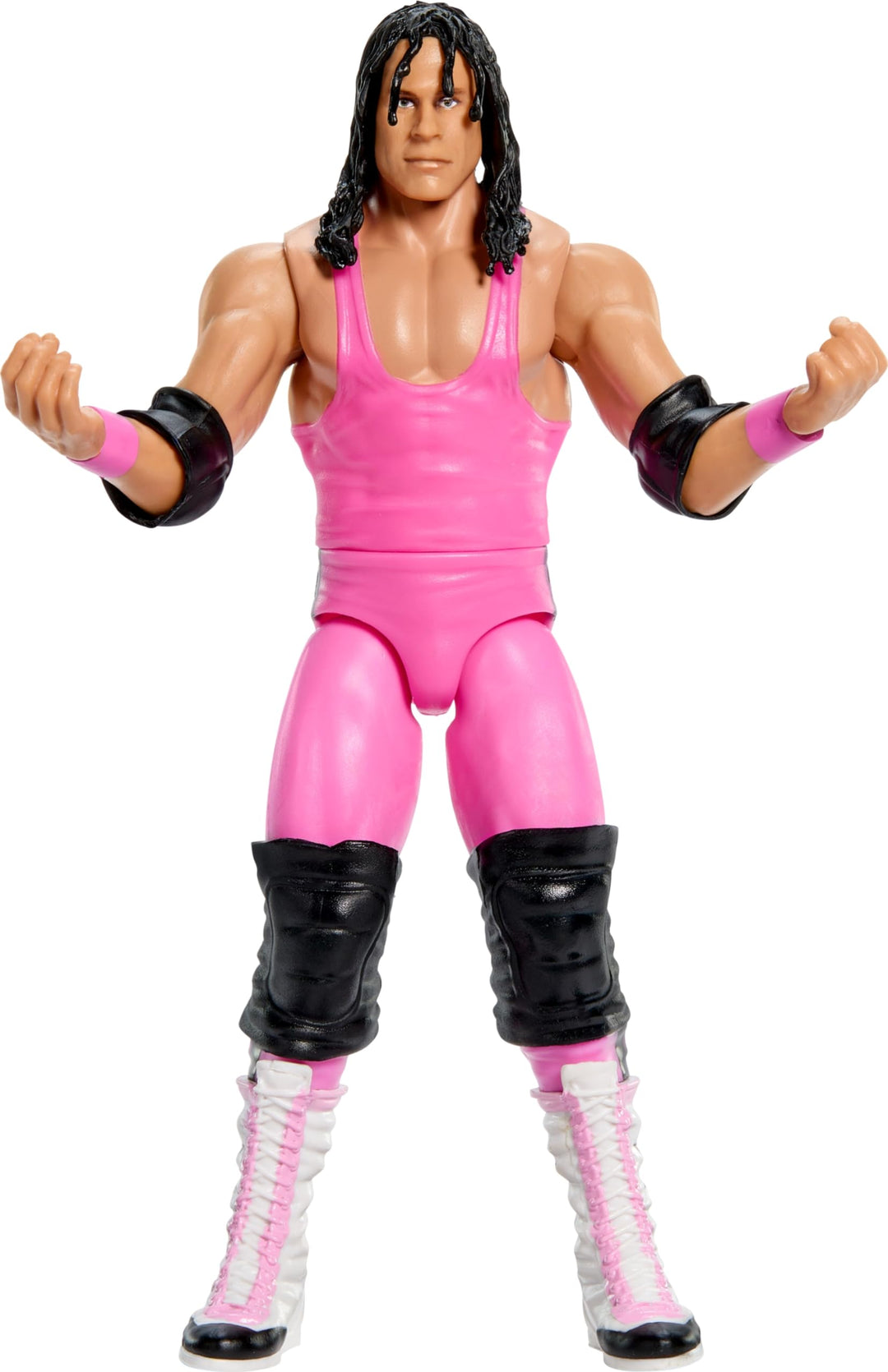 Mattel WWE Actionfigur, 15,2 cm grosses Sammlerstück Bret "Hit Man" Hart mit 10 Artikulationspunkten
