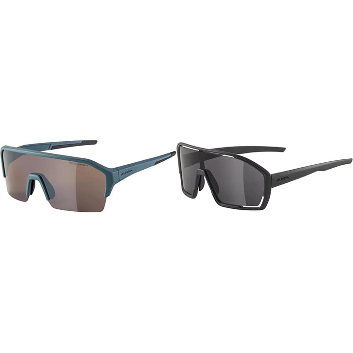 ALPINA RAM HR Q-LITE - Verspiegelte, Kontrastverstärkende &amp; Beschlagfreie Sport- &amp; Fahrradbrille &amp; B