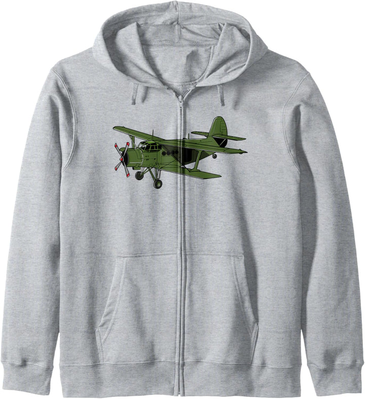 Antonov An-2 Flugzeug Flieger Modell Russland Kapuzenjacke
