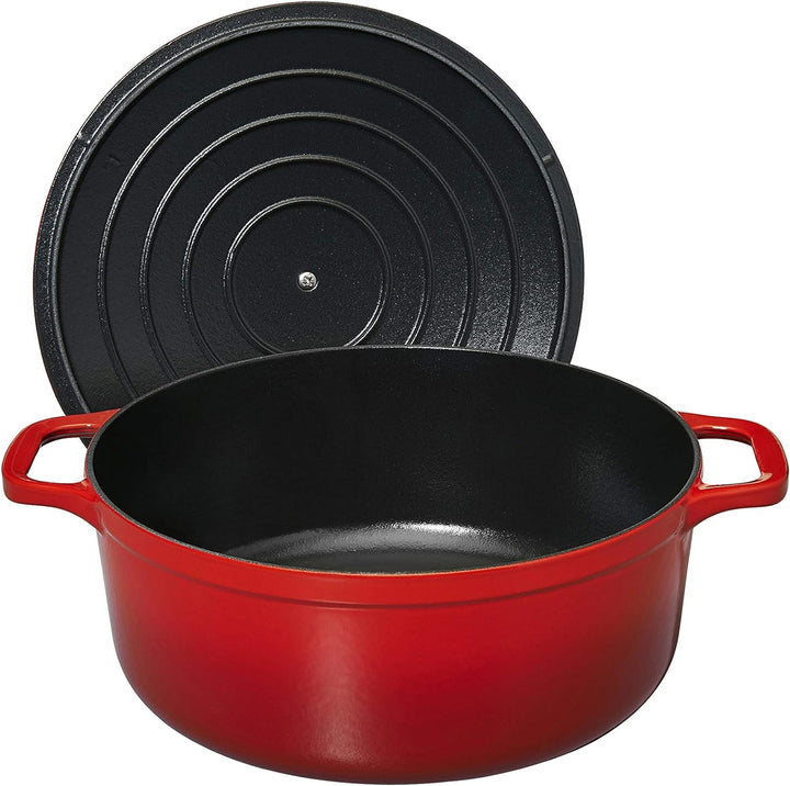 Chasseur - Gusseisen Bräter rund 24 cm - 4,0 L - Rubinrot 4724
