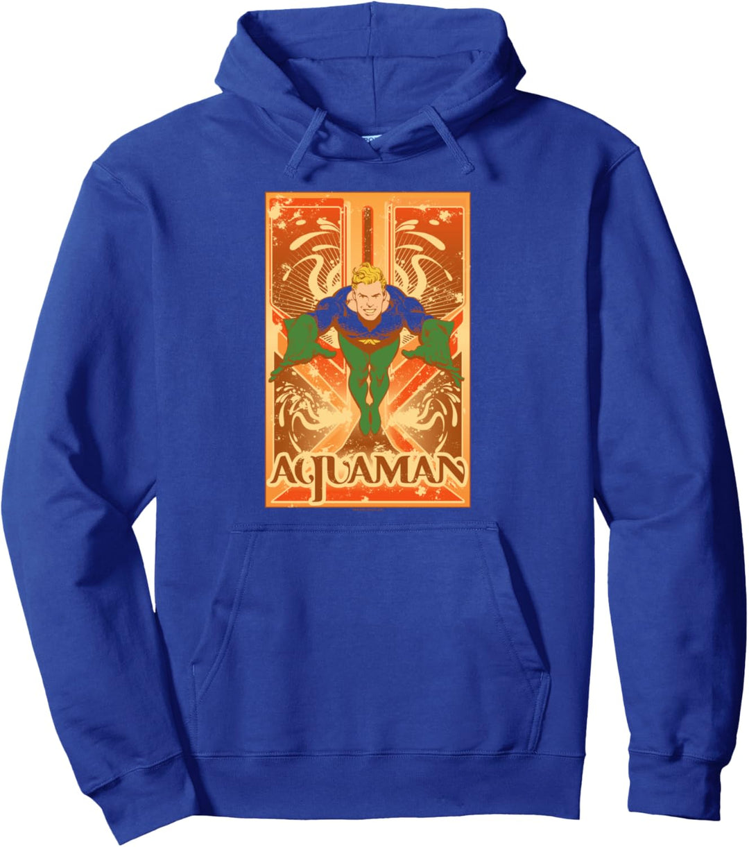 Aquaman Poster Pullover Hoodie