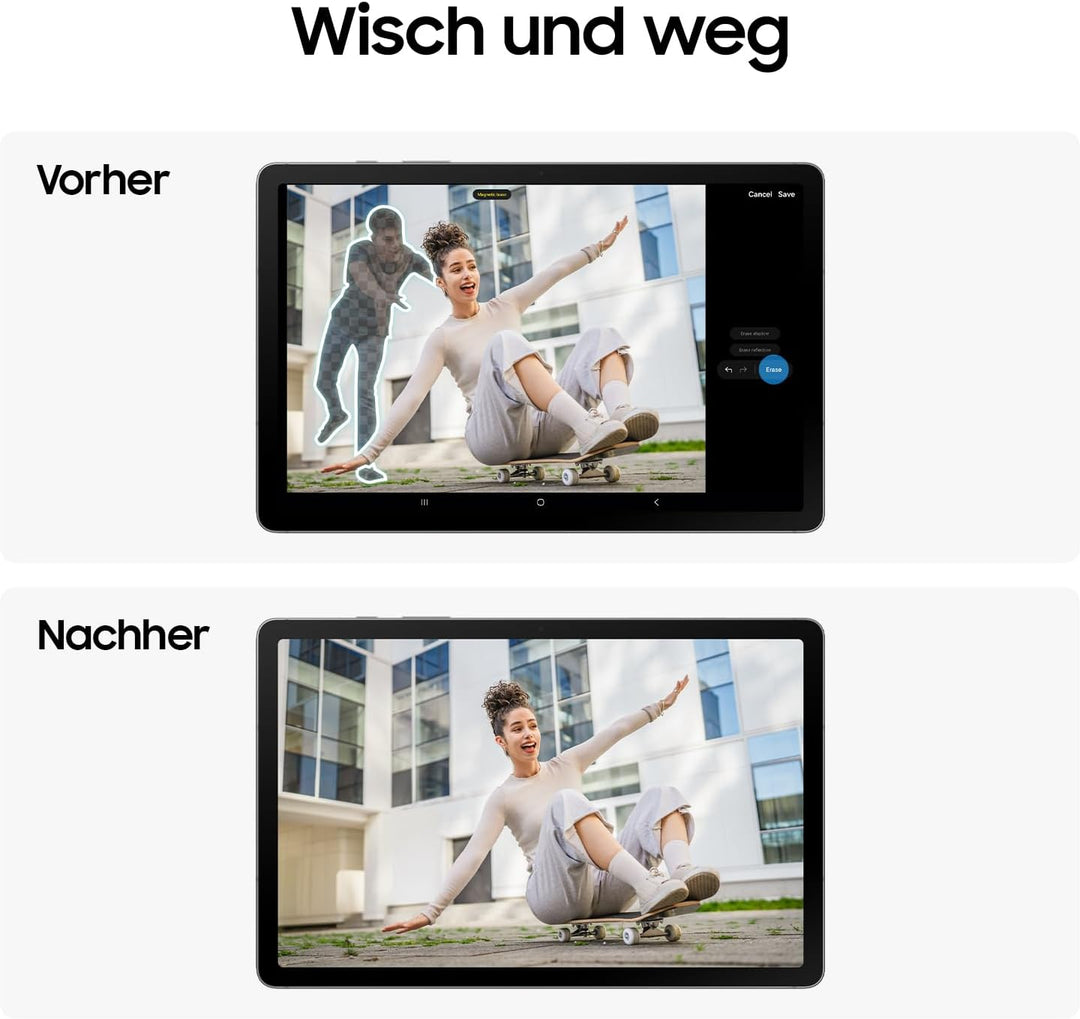 Samsung Galaxy Tab S10 5G Lite Enterprise Edition, Android Tablet mit KI, 6 GB RAM, 128 GB Speicher,