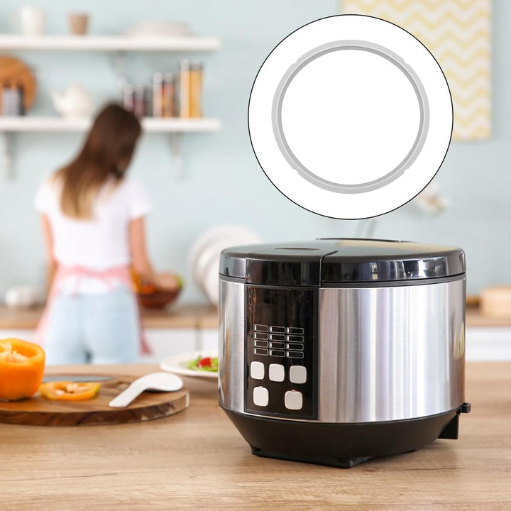 2er-Pack Silikon-Dichtungsringe, kompatibel für Instant Pot 6-Quart-Schnellkochtöpfe, Ersatz-Silikon