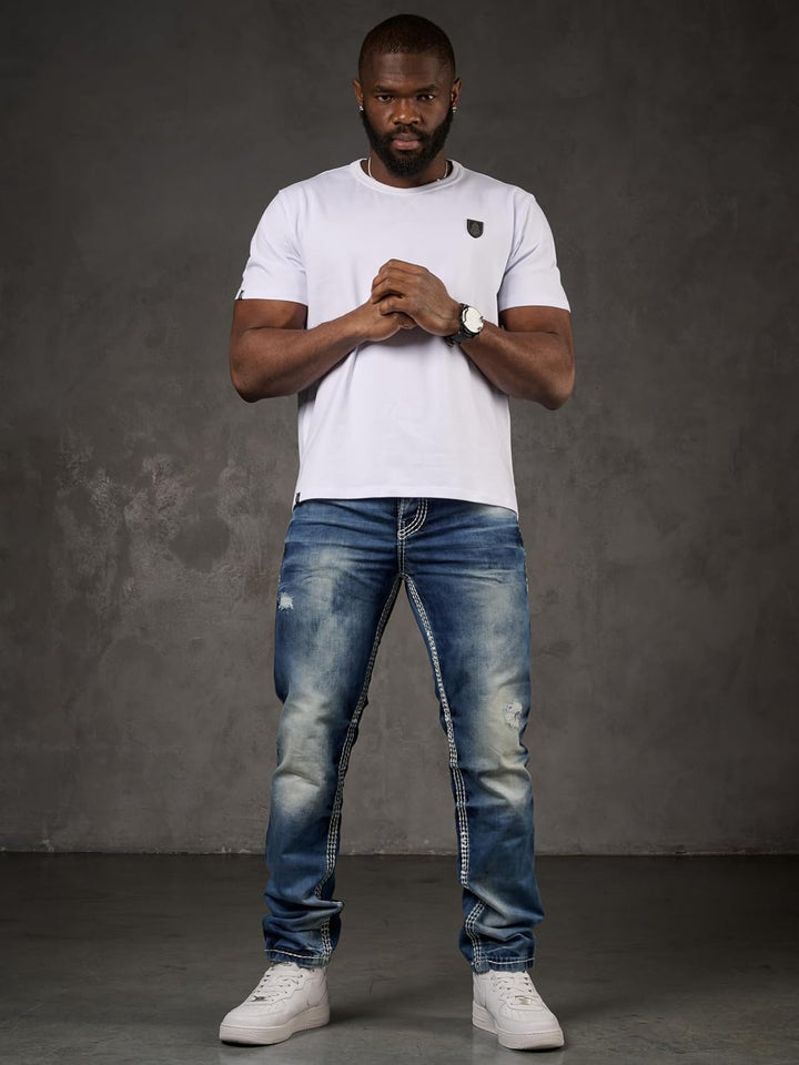Cipo & Baxx Herren Jeans Hose Fit Denim 36W / 34L