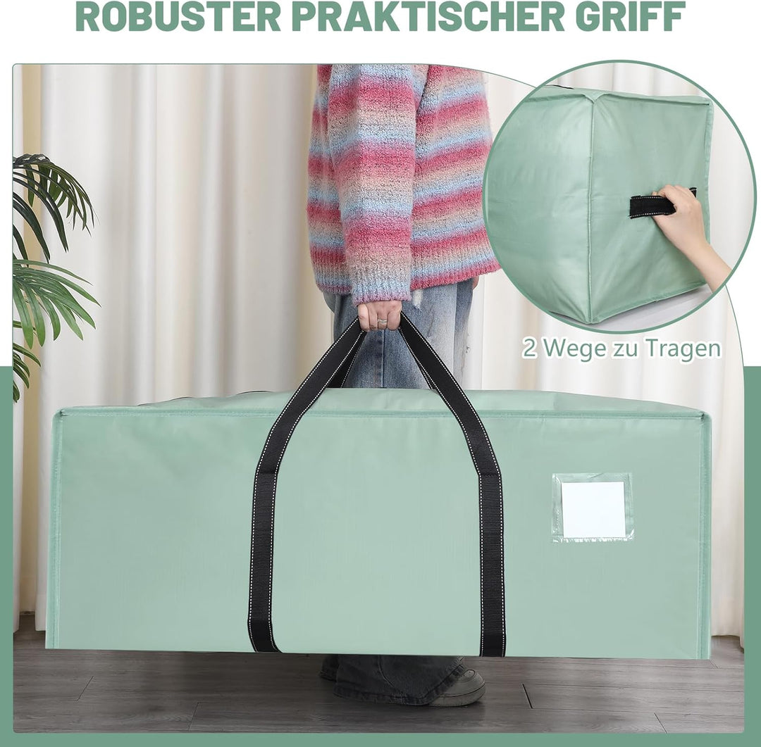 Dntorx 8 Stück 120L Aufbewahrungstasche, Heavy-Duty Umzugstaschen Wasserdicht Umzugskartons Grosse m