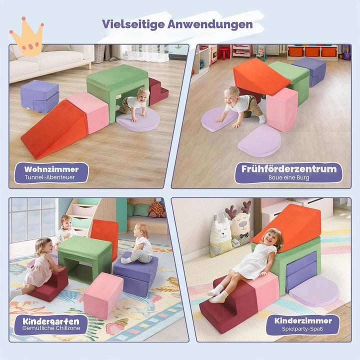 Schaumbausteine für Kinder, mehrere grosse Riesenschaumbausteine, Bildungsspielzeug für Kinder, Ba