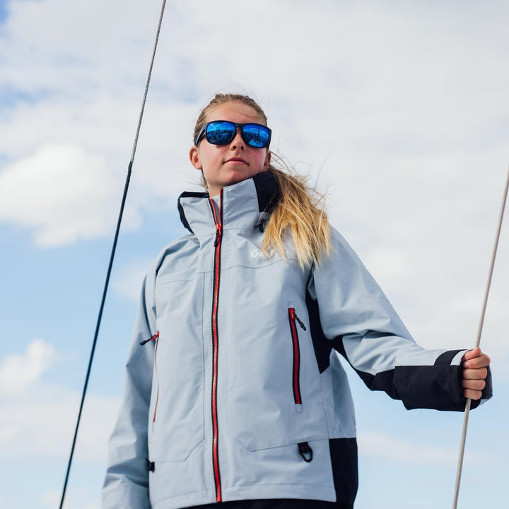 Gill 2023 Verso Inshore/Powerboat Jacket - Light Grey L Grau, L Grau
