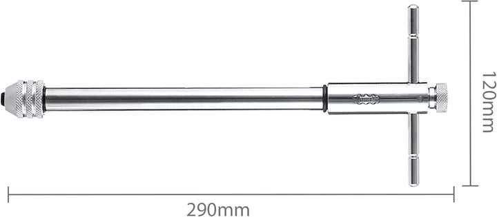 Gewindebohrer Verlängerung, Windeisen für Gewindebohrer, M5 - M12 Lang Werkzeughalter mit Gleitgriff