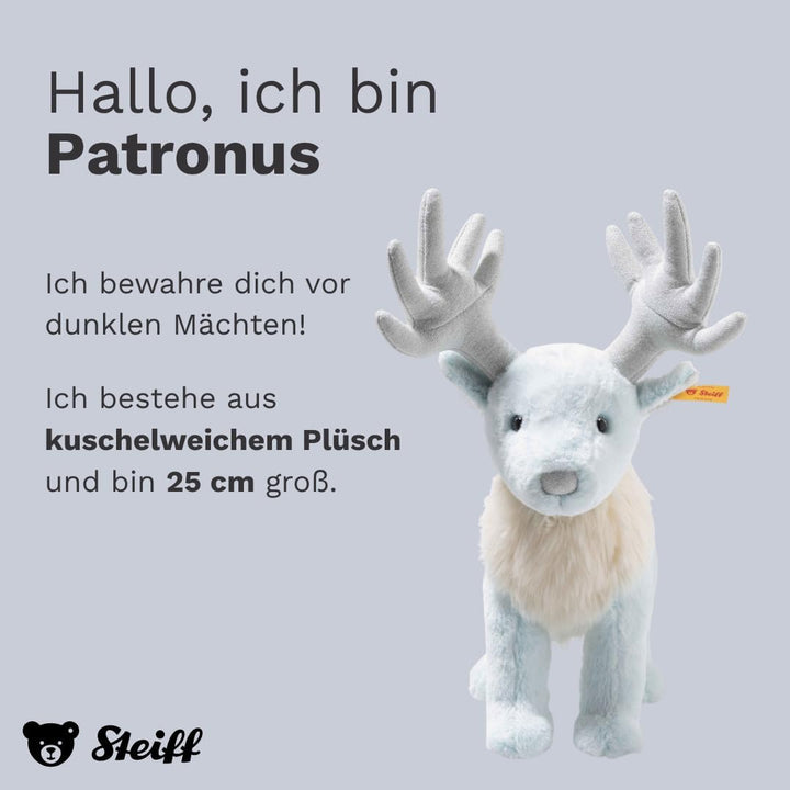 Steiff Kuscheltier Patronus Hirsch, Harry Potter, Süsses Stofftier, Kinder, Jungen & Mädchen, Friend