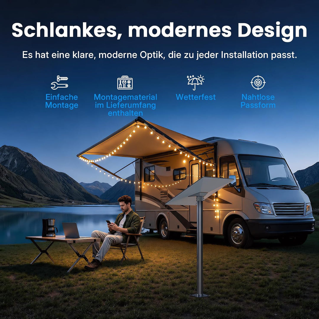Starlink Stangenhalterung, Premium-Aluminiumlegierung, Starlink Pole Mount Gen 3, Starlink Gen 3 Mou