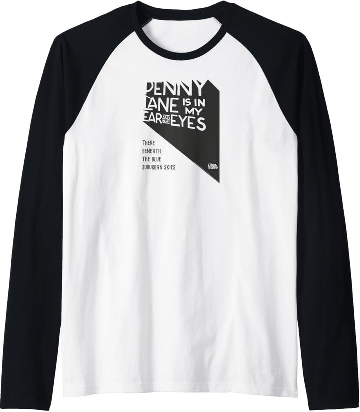 Lyrics by Lennon and McCartney - Penny Lane Raglan