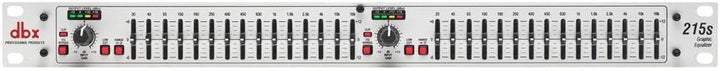 dbx 215-S · Equalizer Einheitsgrösse Dual Channel, Einheitsgrösse Dual Channel