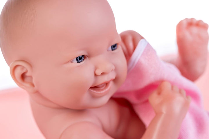 JC Toys 18570 - Puppe Newborn+Bad, 36 cm