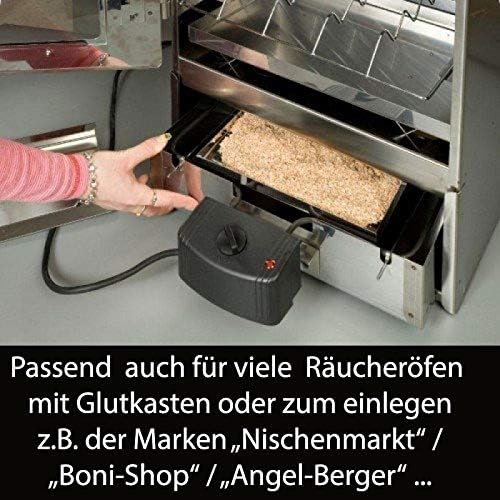 Nischenmarkt Universal Elektroheizung für Räucherofen/Räucherschrank 2000 Watt Elektro Heizung, Elek