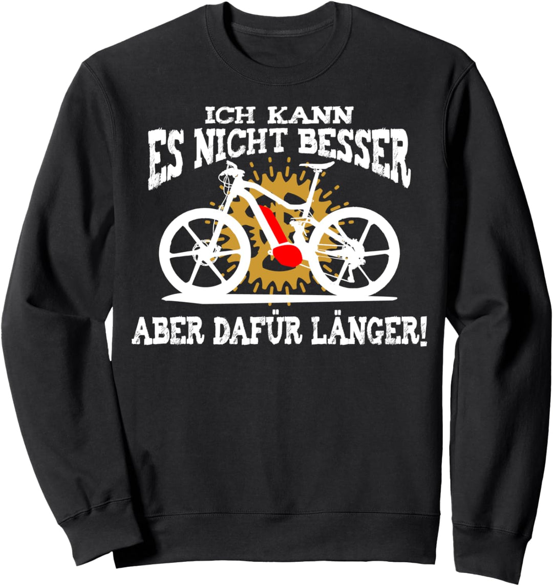 E-Bike Fahrer Geschenk Ebike Pedelec Elektrofahrrad Sweatshirt