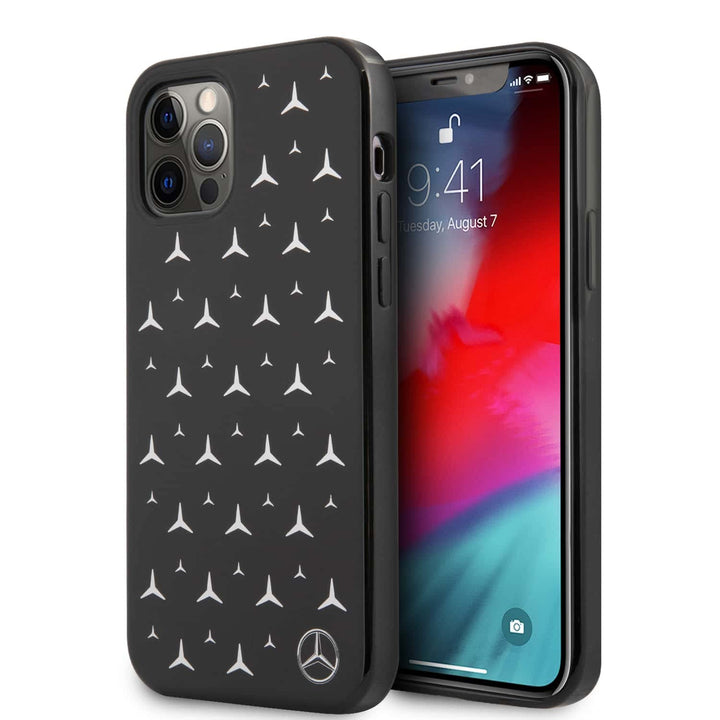 Mercedes Mehcp12lespbk Hülle für iPhone 12 Pro Max 16,7 cm (6,7 Zoll) Czarny/Preto Hardcase Stars Pa