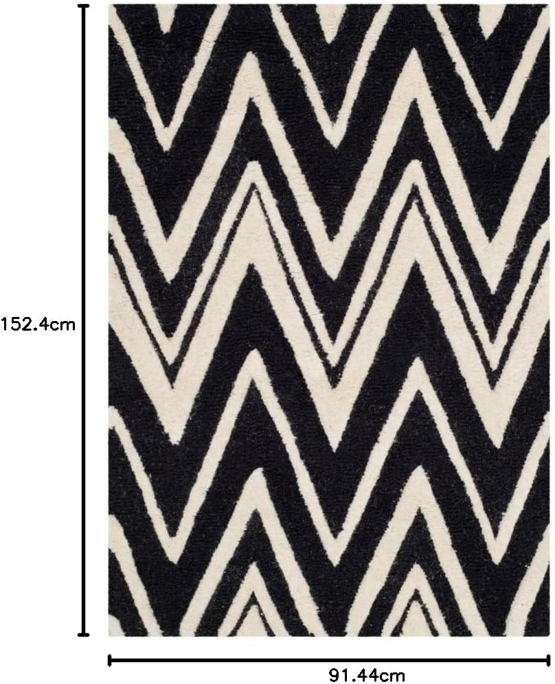 SAFAVIEH Modern Teppich für Wohnzimmer, Esszimmer, Schlafzimmer - Cambridge Collection, Kurzer Flor,