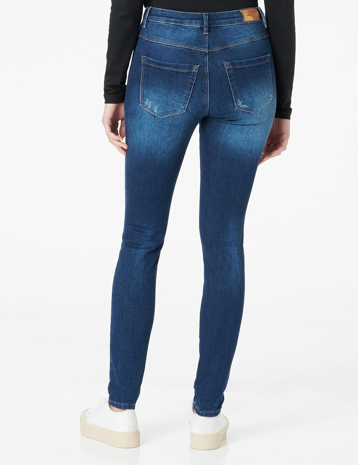 ONLY Damen Onlroyal Hw Skinny DNM Pimbox Jeans S / 32L Dark Blue Denim, S / 32L Dark Blue Denim