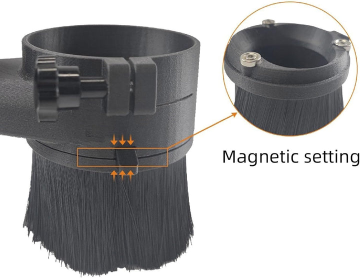 52 Mm Durchmesser Staubschuh für CNC-Fräsmaschine, 4040 3018 CNC-Fräsmaschine Staubschuh, Schlauchad