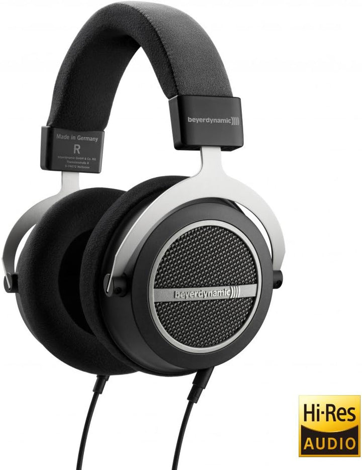 beyerdynamic Amiron Home Over-Ear Stereo-Kopfhörer in anthrazit. Offene Bauweise, steckbares Kabel,