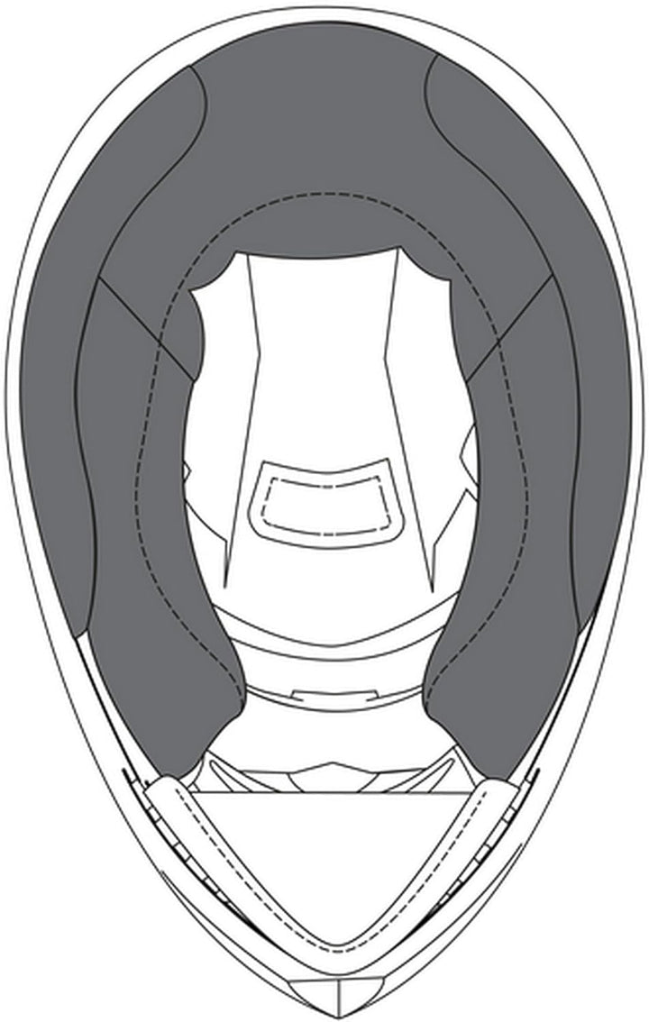 AGV Unisex-Adult Cheek Pads K3 SV (L) Motorrad Helm, Schwarz, L, L