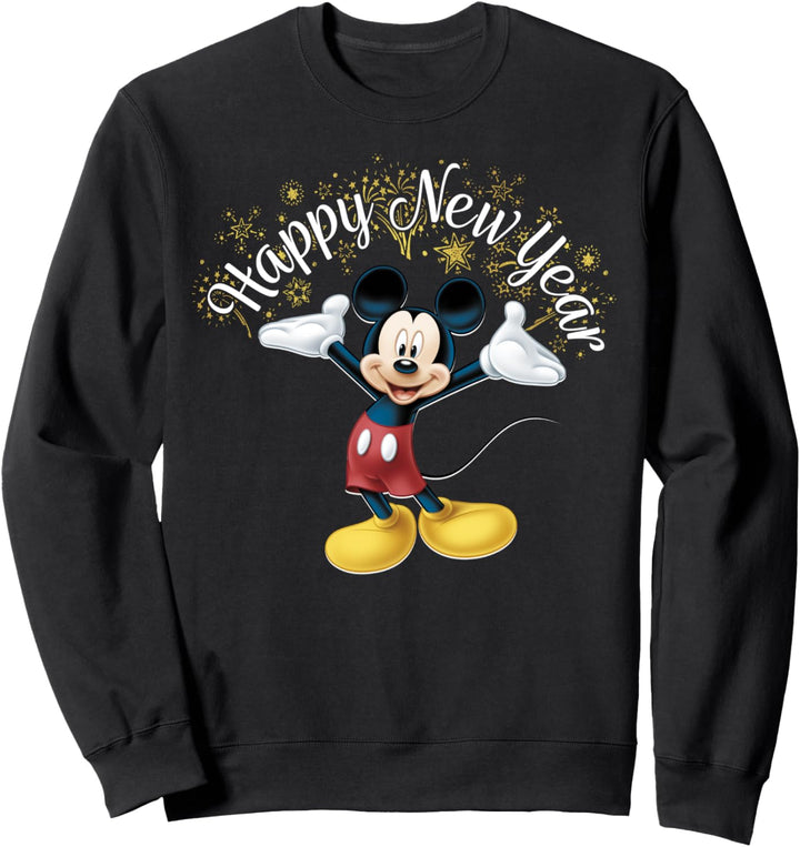 Disney New Year's Mickey Mouse Happy New Year Portrait Sweatshirt