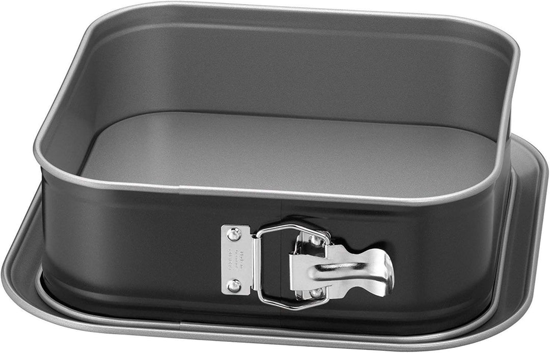 Original Kaiser Inspiration Springform eckig 24 x 24 cm, quadratische Backform mit Deckel, Tiramisu