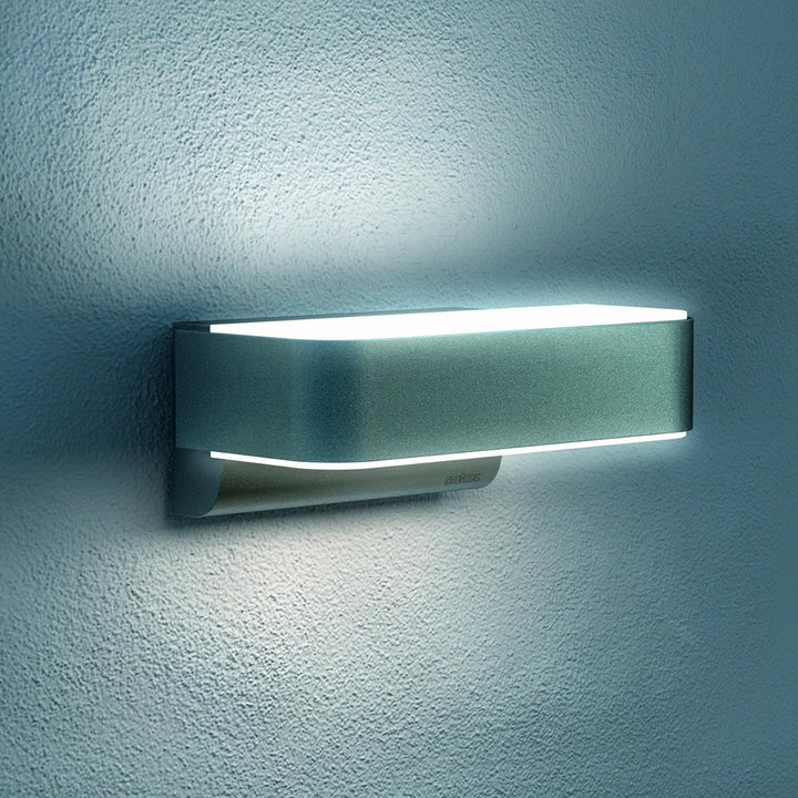 Steinel Aussenleuchte L 810 SC anthrazit, 9,8 W, LED Wandleuchte Connect, 160° iHF-Bewegungsmelder,