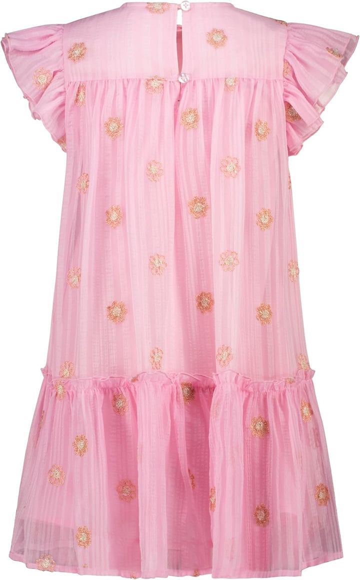 SALT AND PEPPER BY KIDS PARK Mädchen Kleid Gewebt 128 Candy Rose, 128 Candy Rose
