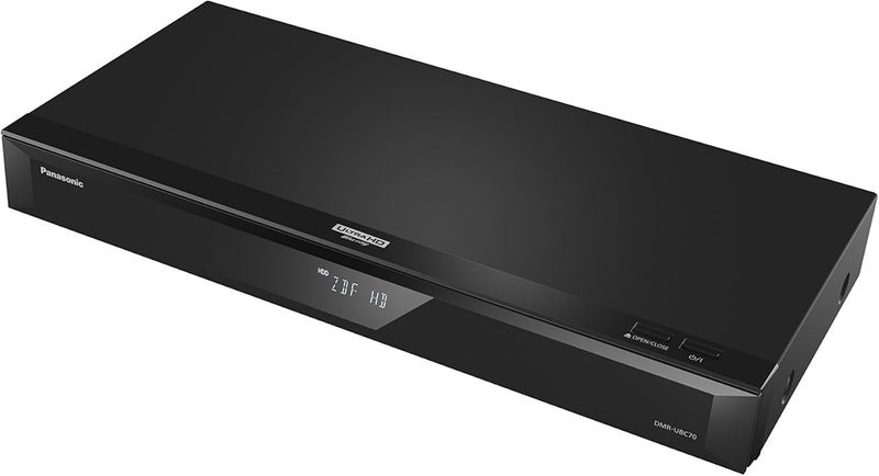 Panasonic DMR-UBC70EGK UHD Recorder (500GB HDD, 4K Blu-ray Disc, WLAN, 4K VoD, UHD TV Empfang, 2x DV