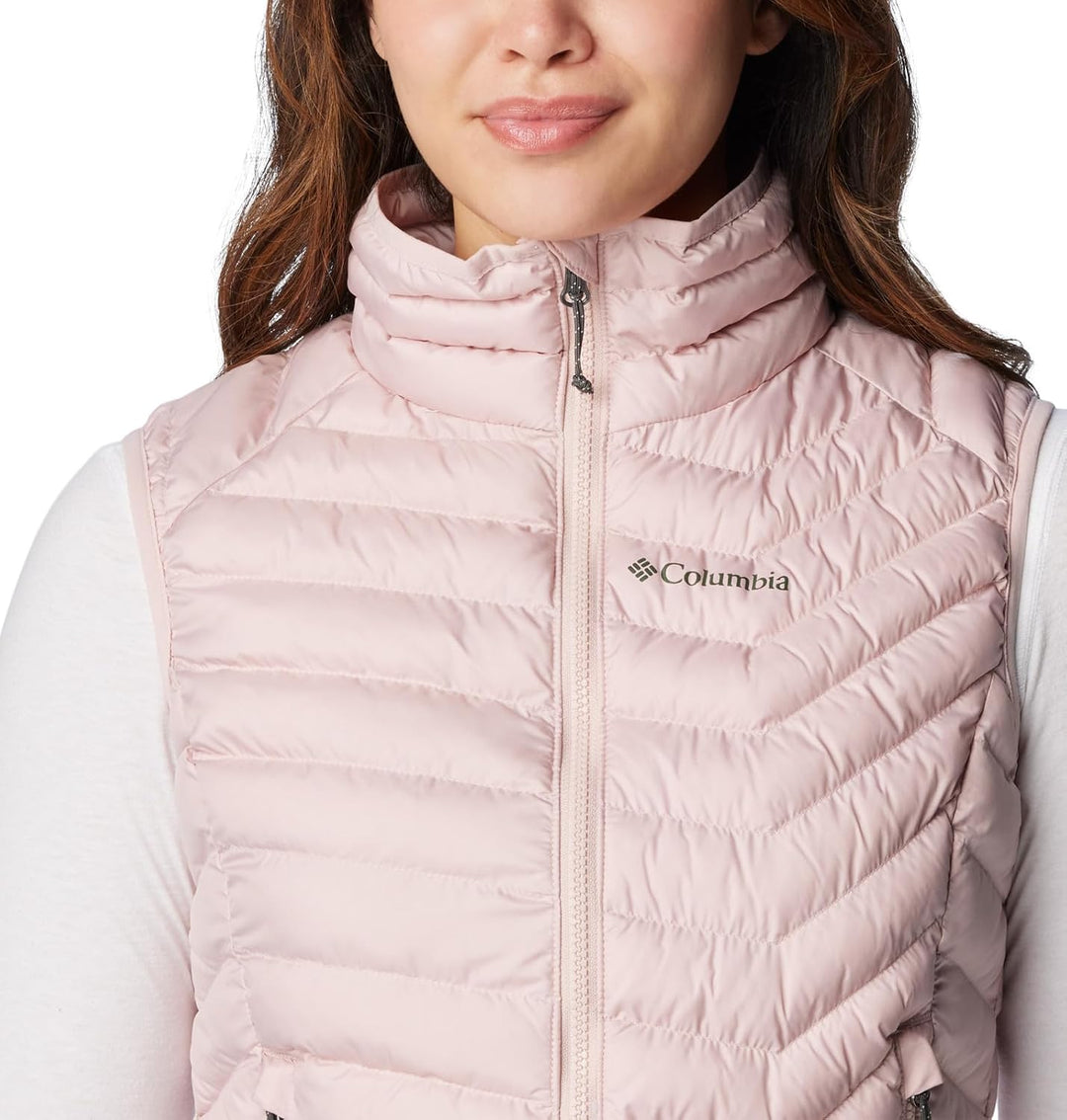 Columbia Powder Lite Vest, Steppweste für Damen Lässig. XS Rot, Lässig. XS Rot