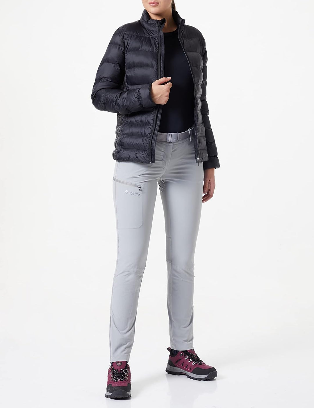 Maier Sports Damen Wanderhose Inara Slim 18 Sleet, 18 Sleet