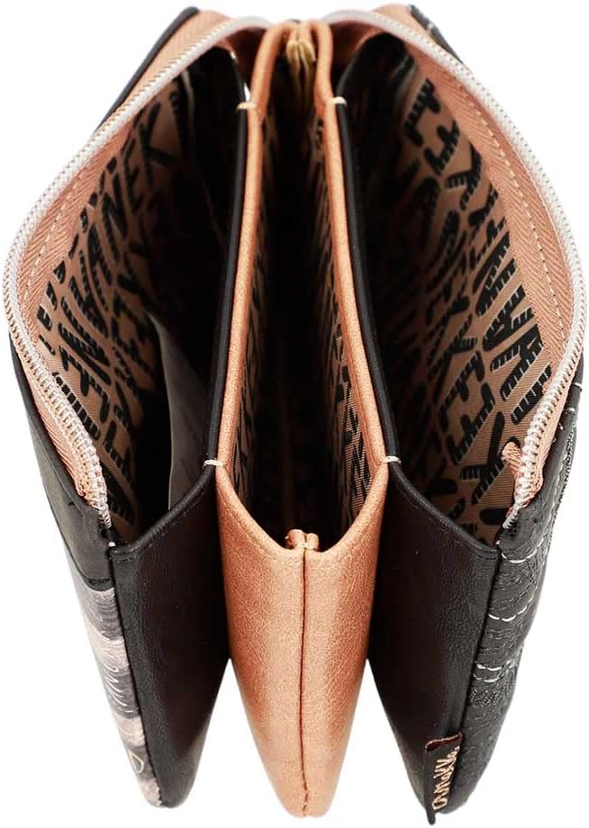 Anekke 35619-015 Wild Medium Triple Wallet - 100% PU, bunt, Einheitsgrösse Einheitsgrösse Bunt, Einh